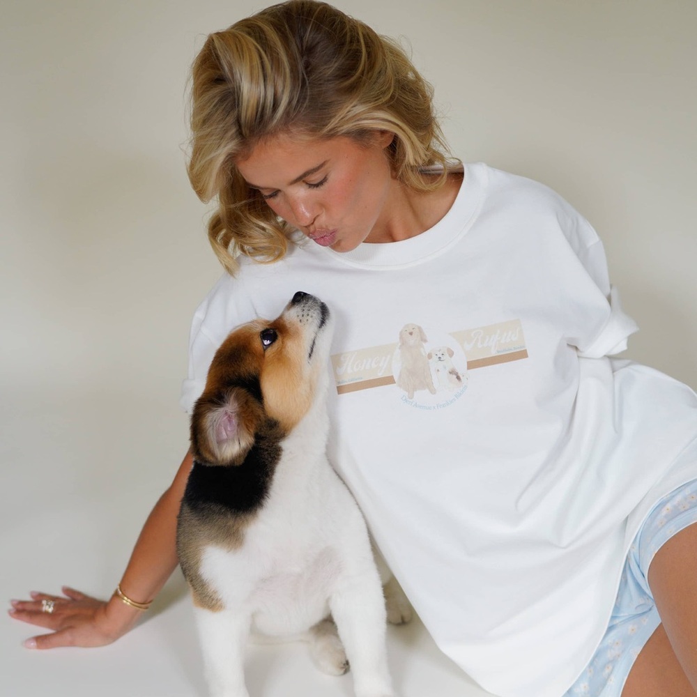 Djerf Avenue Relaxed Rufus and Honey T-Shirt